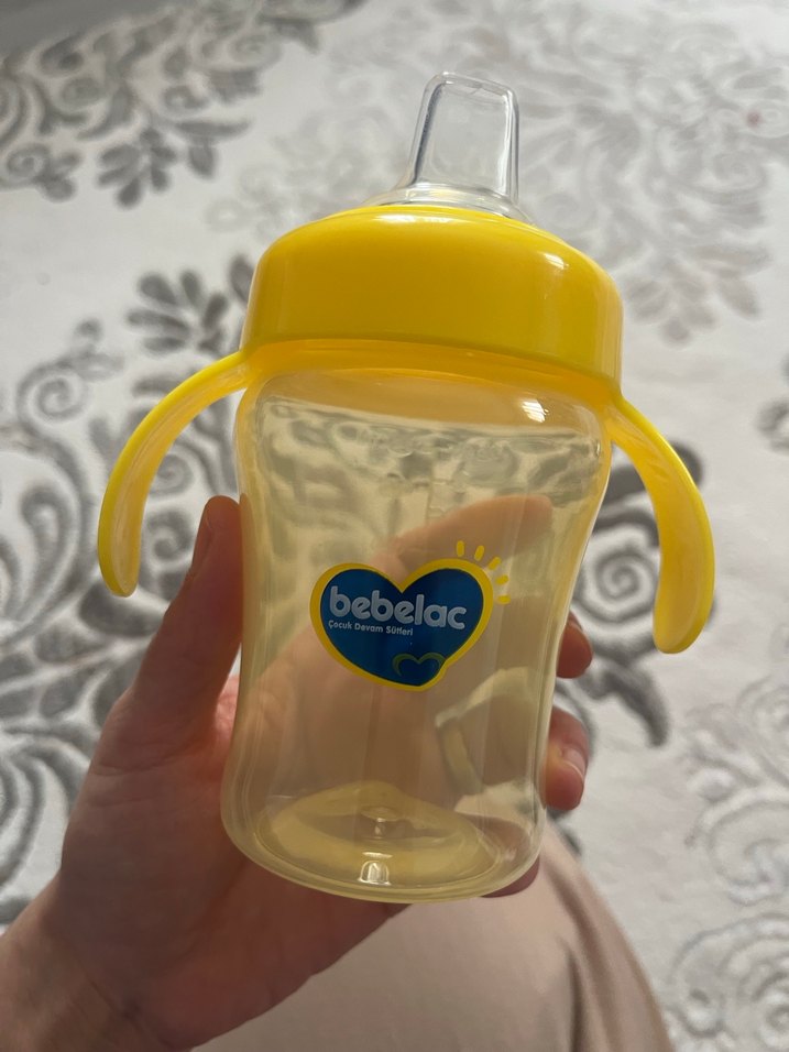 Bebelac Sarı Akıtmaz Kulplu Bardak 240 ml - Görsel 4