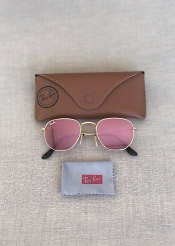 Pembe Tokalı Ray-Ban Kadın Güneş Gözlüğü