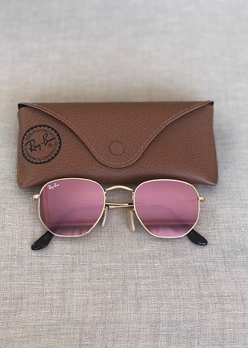  Beden Pembe Tokalı Ray-Ban Kadın Güneş Gözlüğü