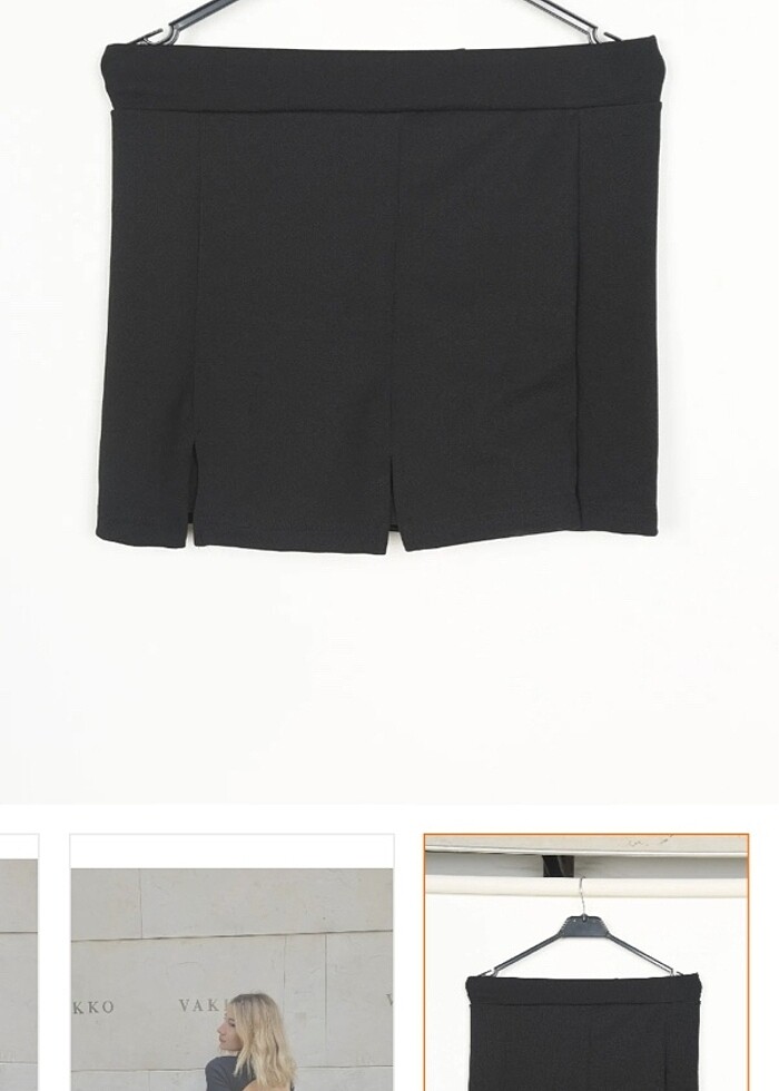 Sıfır kullanılmamış şort etek - Görsel 3
