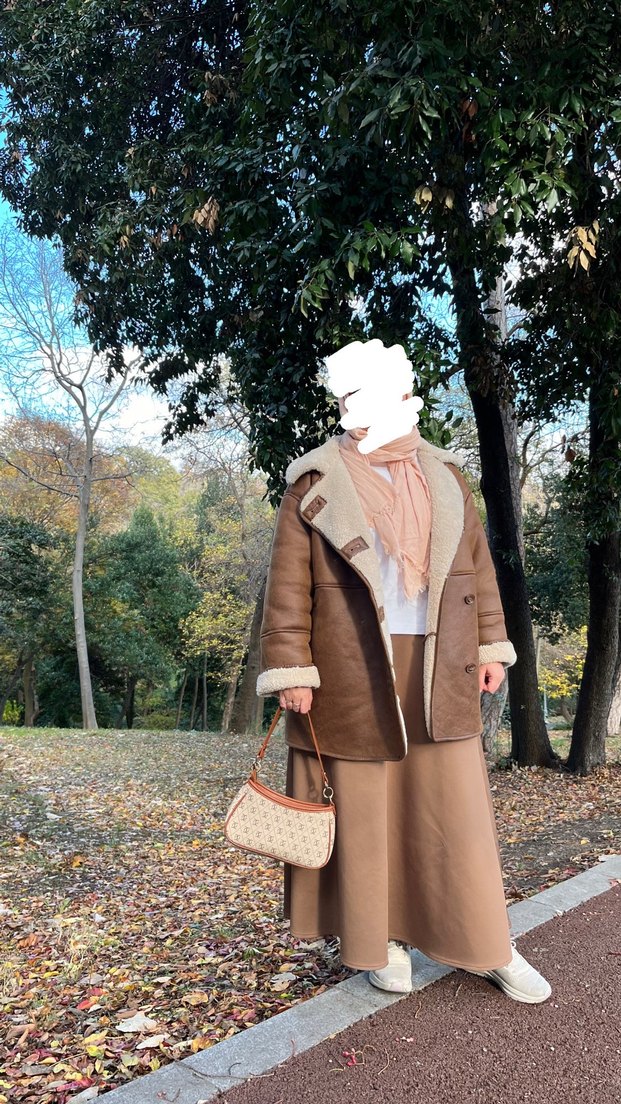 Kahverengi Kürklü Deri Kadın Ceket - Görsel 2