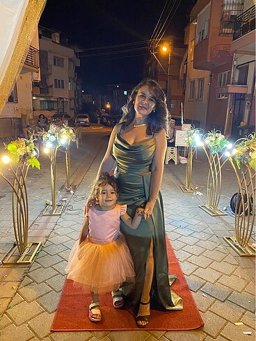 38 Beden Yeşil abiye