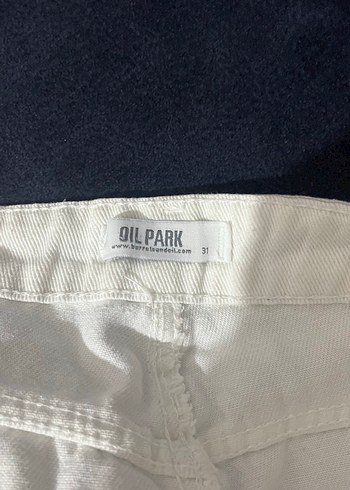 Kadın Beyaz wide leg pantolon - Görsel 2