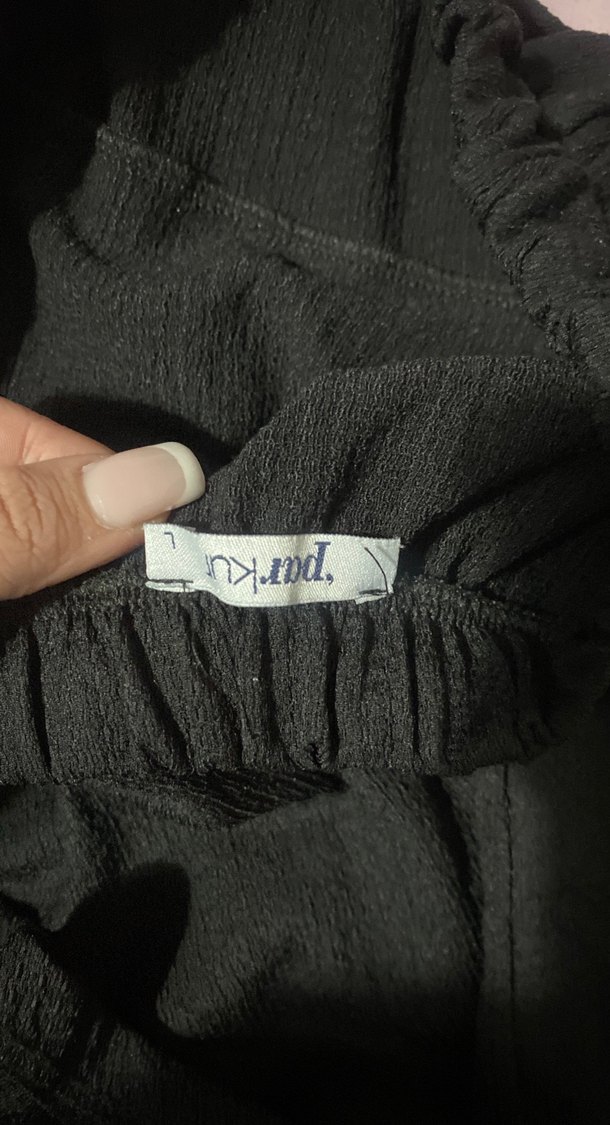 Rahat Kesim Siyah Mini Etek - Görsel 2