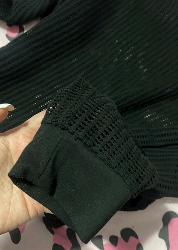 Siyah Örgü Kadın Triko Kazak - Görsel 3