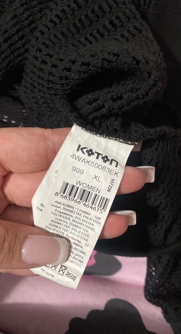 Siyah Örgü Kadın Triko Kazak - Görsel 5