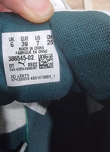 39 Beden Puma çok az giyilmis