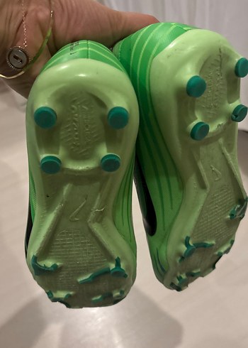 Yeşil Erkek Futbol Ayakkabısı Velcro Bantlı - Görsel 3