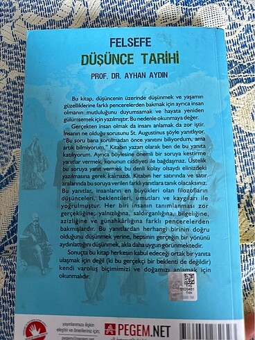  Felsefe Düşünce Tarihi Prof DR. Ayhan Aydın