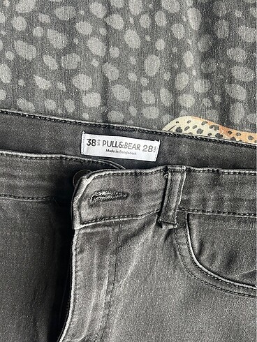 38 Beden gri Renk pull and bear antrasit jean