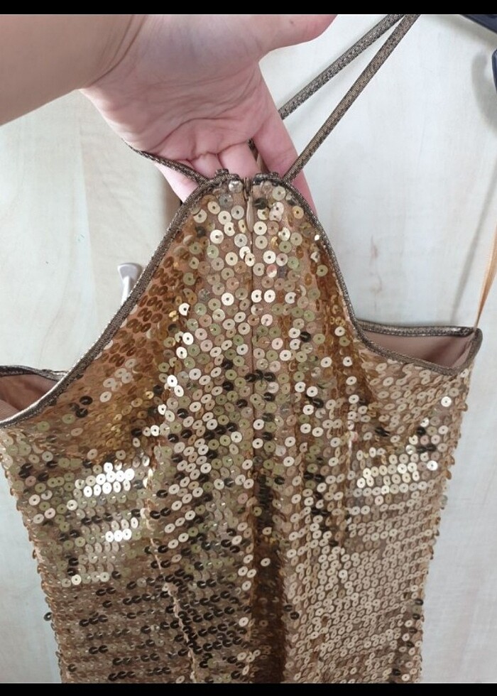 Pullu elbise - Görsel 3