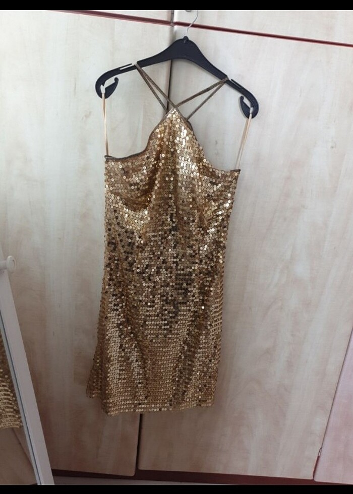 Pullu elbise - Görsel 4