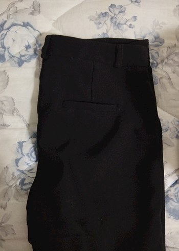 Siyah kumaş pantolon - Görsel 4