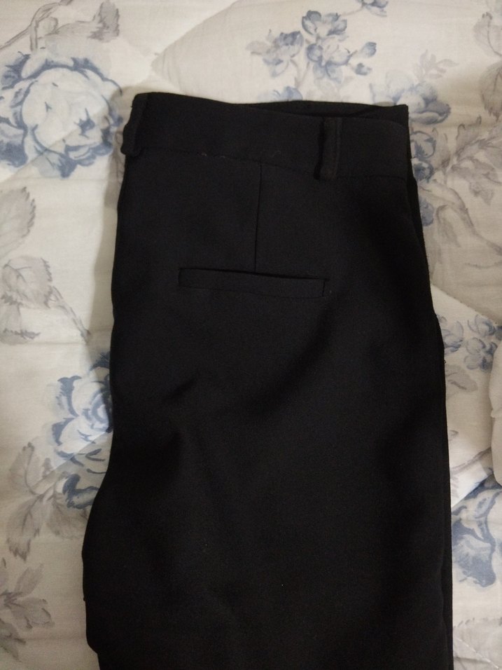Siyah kumaş pantolon - Görsel 4