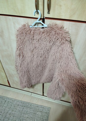Pembe peluş kürk - Görsel 3