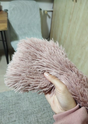 Pembe peluş kürk - Görsel 2
