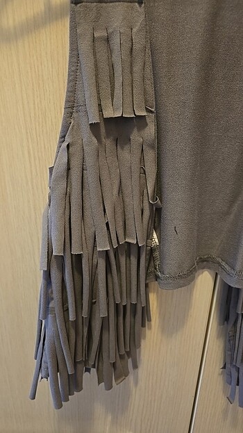 Süet yelek - Görsel 3