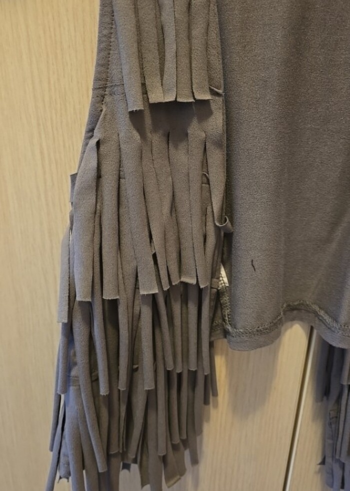 Süet yelek - Görsel 3