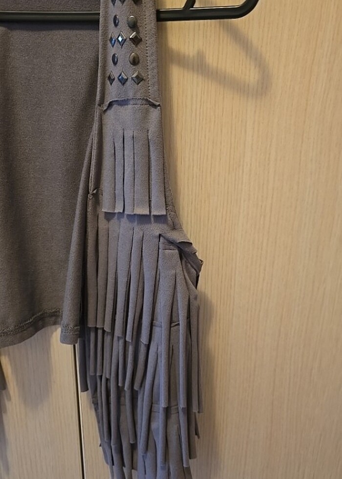 Süet yelek - Görsel 4