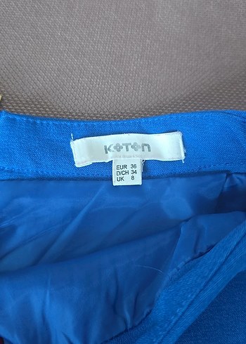 Mavi Kadın Mini Etek - Görsel 2