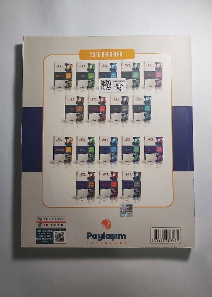 Paylaşım Yayınları AYT Matematik soru bankası - Görsel 2