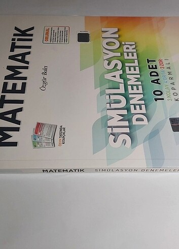  3D Yayınları AYT Matematik simülasyon denemeleri