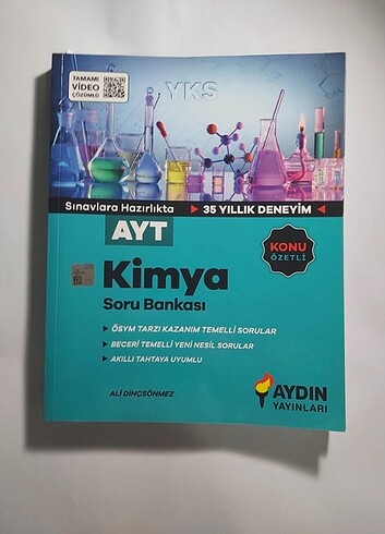 Aydın Yayınları AYT Kimya Soru Bankası