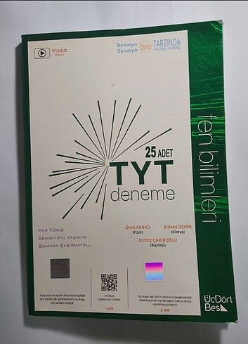345 Yayınları TYT Fen Bilimleri denemeleri