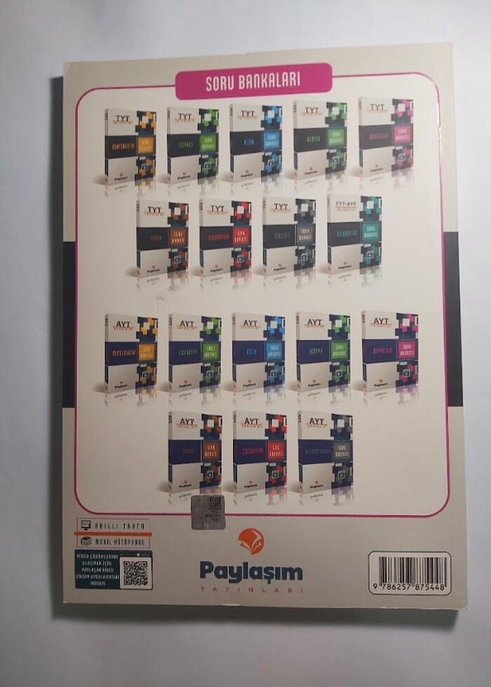 Paylaşım Yayınları TYT Biyoloji Soru Bankası - Görsel 2