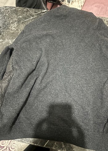 Gri Fermuarlı Erkek Mont - Görsel 4