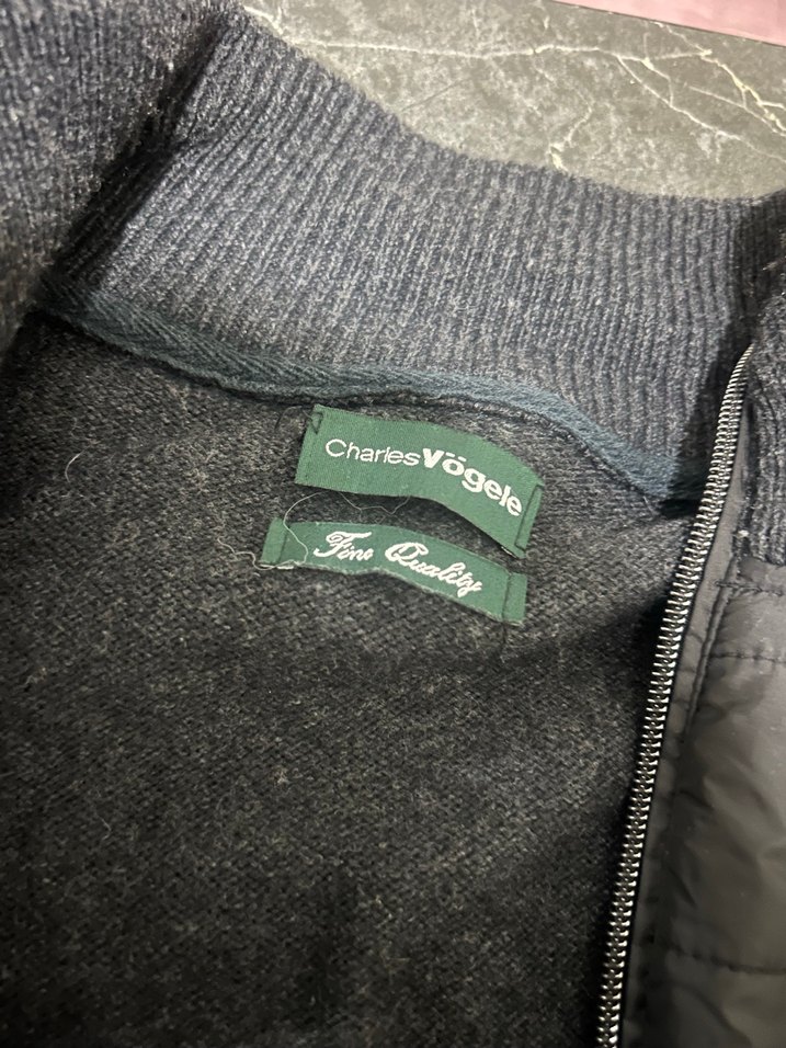 Gri Fermuarlı Erkek Mont - Görsel 2