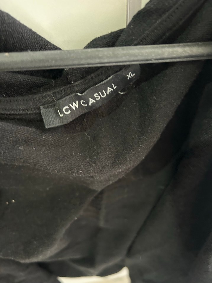 Siyah Fermuarlı Sweatshirt - Görsel 2