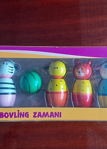  Beden Ahşap Bowling Seti