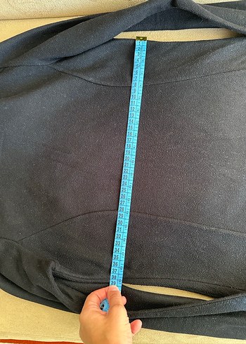 s Beden Mor Yaka Detaylı Siyah Kadın Boğazlı Sweatshirt