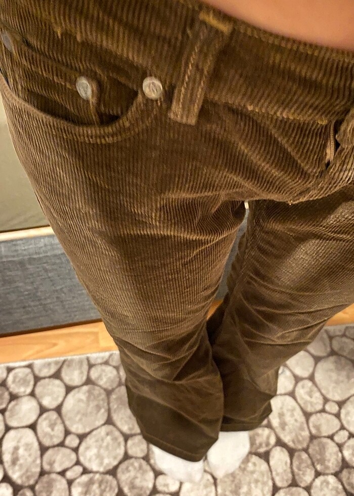 İspanyol kadife pantolon - Görsel 2