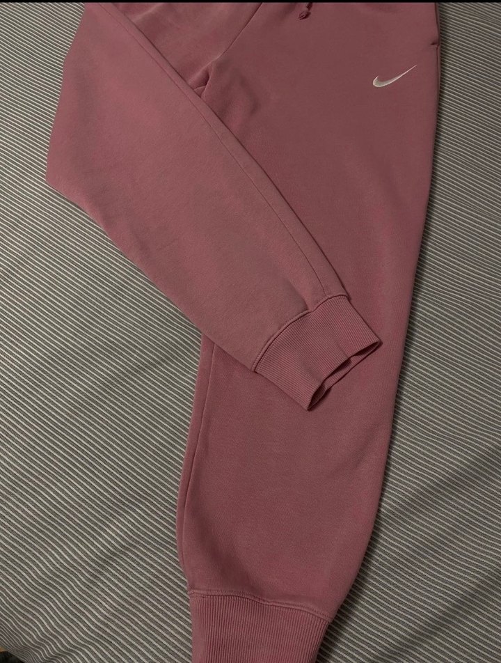 Nike Kadın Pembe Bol Kesim Eşofman Altı orijinal - Görsel 3