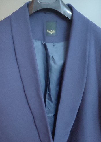 Düğmeli Lacivert Kadın Ceket - Görsel 4