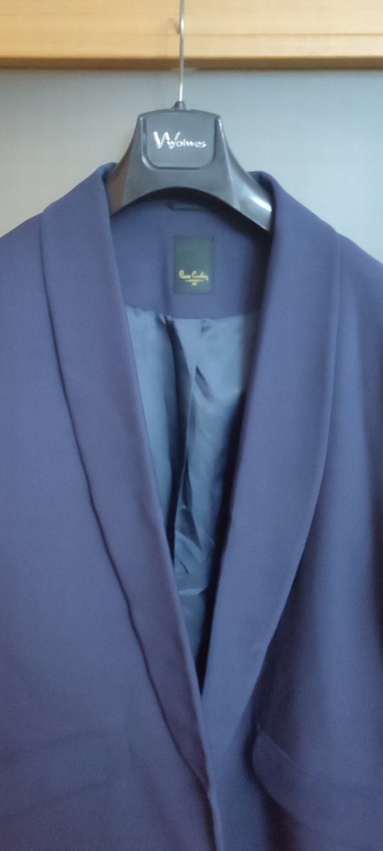 Düğmeli Lacivert Kadın Ceket - Görsel 4