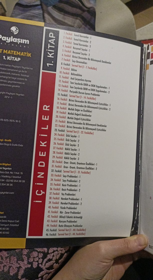 TYT Matematik Anlatım Fasikülü 46 Fasikül - Görsel 2