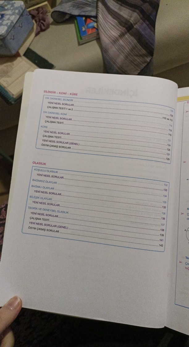 11. Sınıf Matematik Soru Kitapçığı - Görsel 5