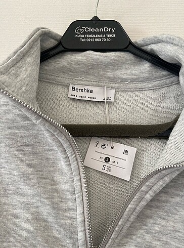 s Beden gri Renk Bershka hırka