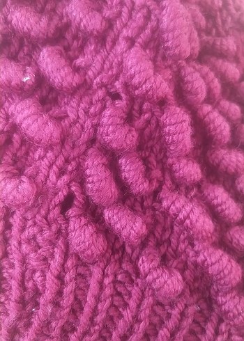 Bordo şapka - Görsel 5