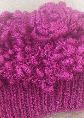 Bordo şapka - Görsel 2