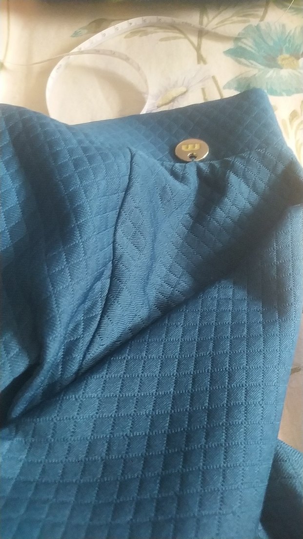 Parlak Mavi Midi  Etek - Görsel 4