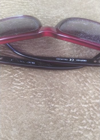 Bordo Minimalist Kadın Güneş Gözlüğü - Görsel 3