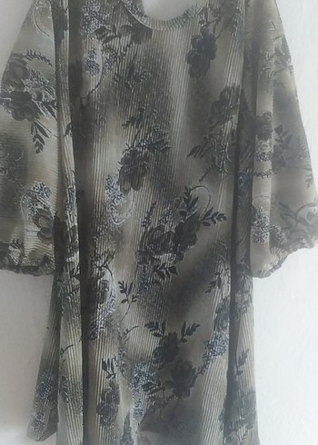 Yeşil  Salaş Bohem Tunik - Görsel 4