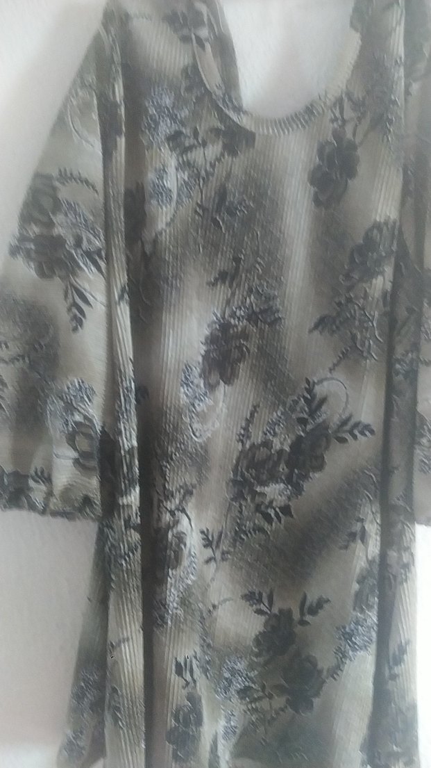 Yeşil  Salaş Bohem Tunik - Görsel 3