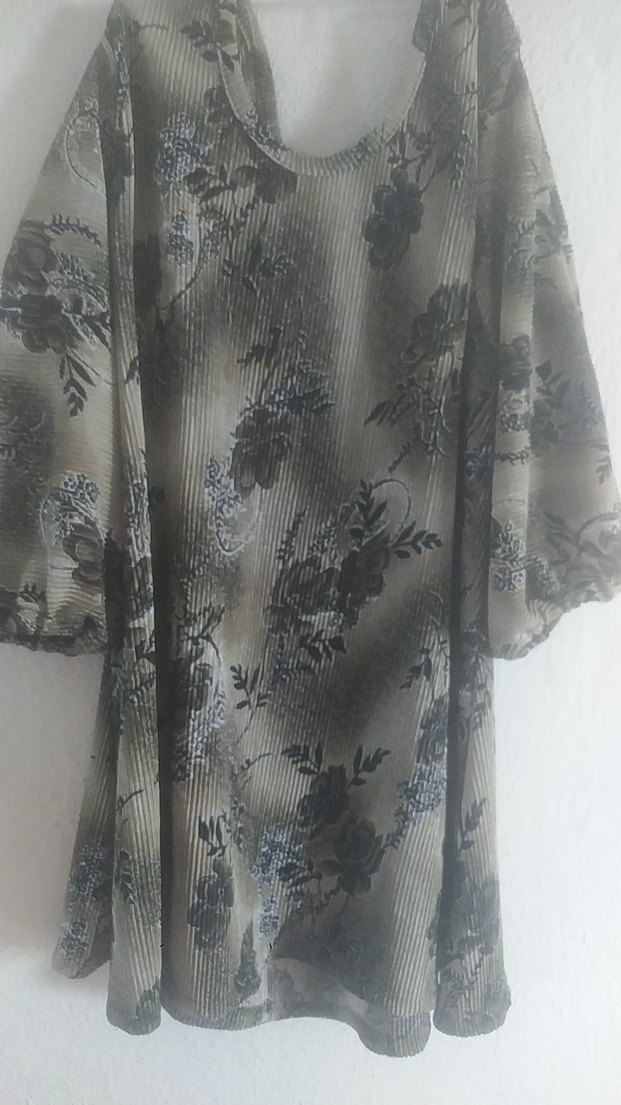 Yeşil  Salaş Bohem Tunik - Görsel 4