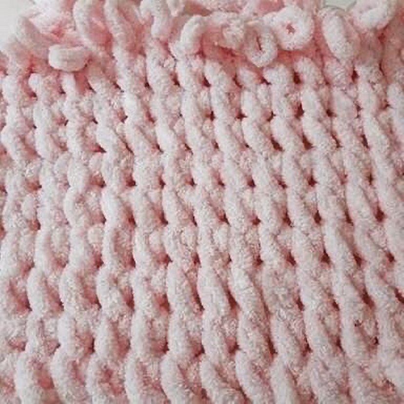 Bej Örgü 120*180Battaniye - Görsel 2