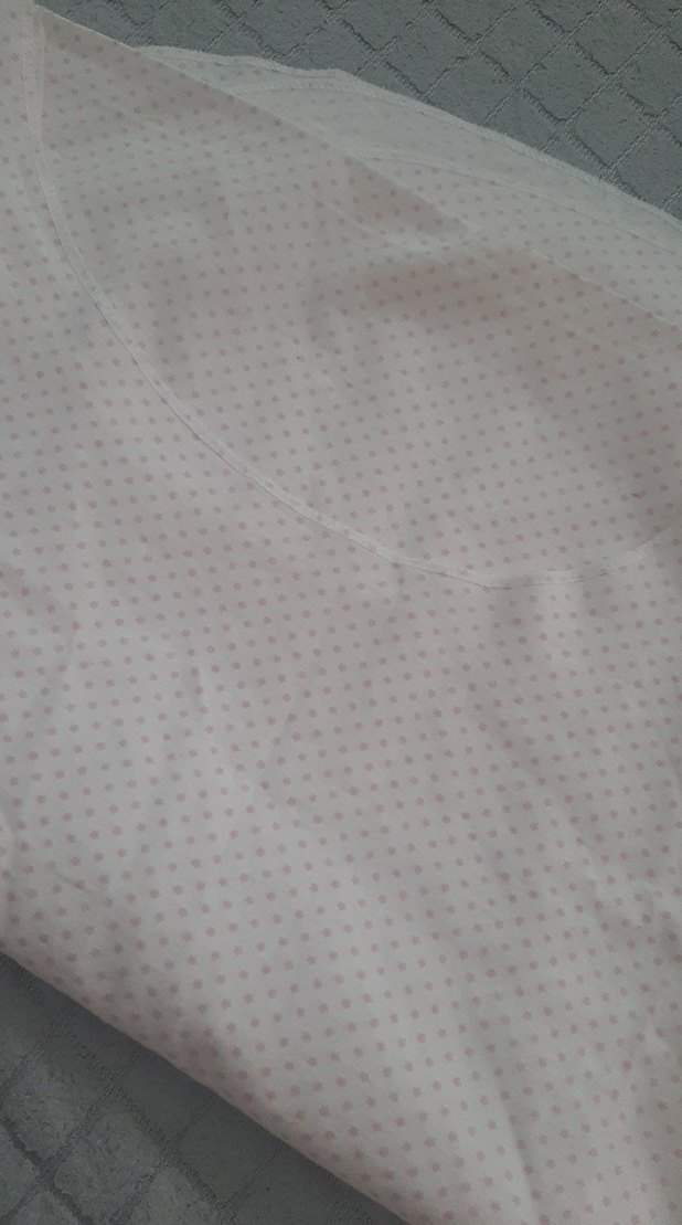 Beyaz pembe noktalı emzirme ortusu - Görsel 2